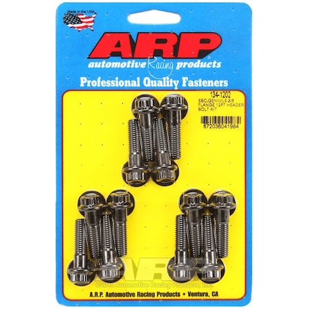 Arp SBC/GENIII LS 3/8 FLANGE 12PT HEADER BOLT KIT 134-1202